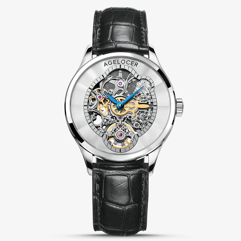 Agelocer Schwarzwald Ladies Skeleton Automatic Mechanical Watch