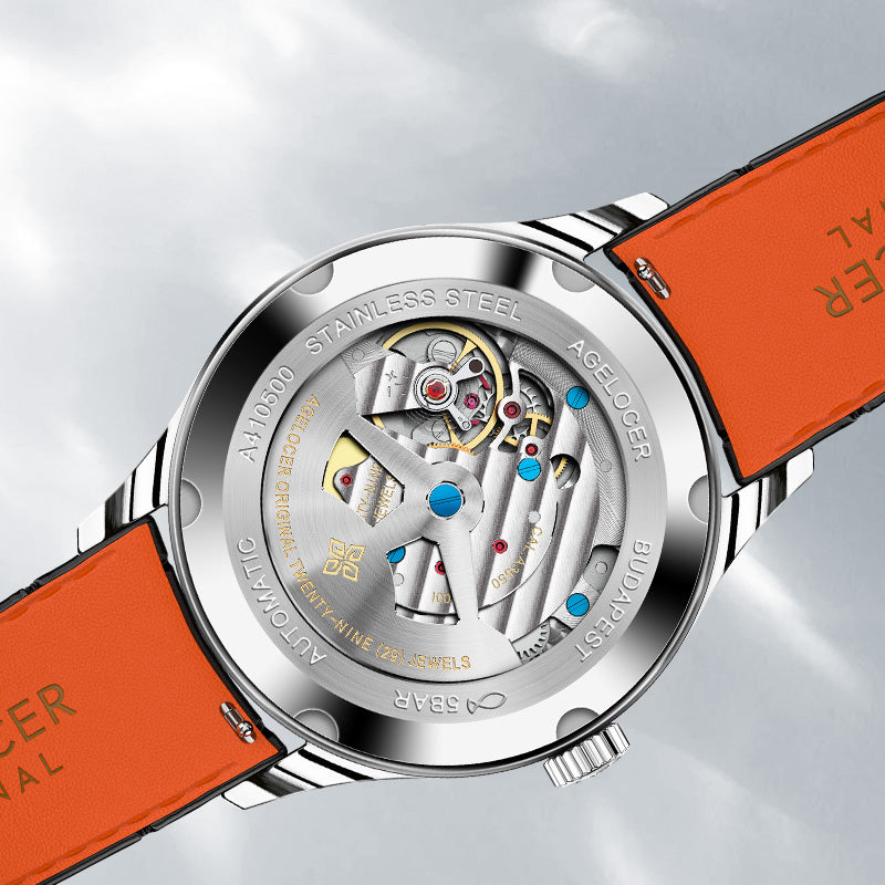 Agelocer Budapest Kinetic Display Men's Automatic Mechanical Watch